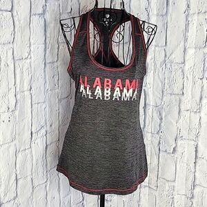 COLESSEUM Alabama Gray and Red Athletic Tank Top‎ Medium